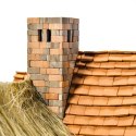 DOMUS KITS Składany Domek z Cegły 3D - Młyn Wodny