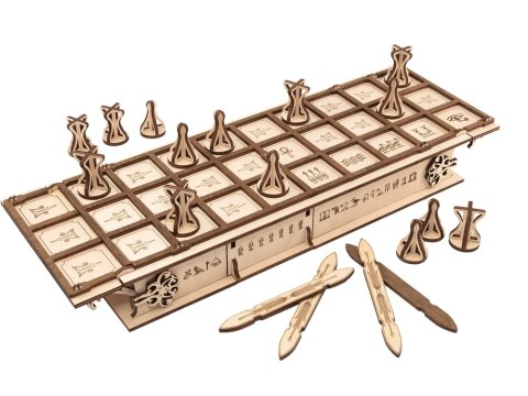 EWA Drewniane Puzzle 3D - Gra Planszowa Ur i Senet
