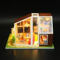 Składany Drewniany Model LED - Peter's Dream Hut
