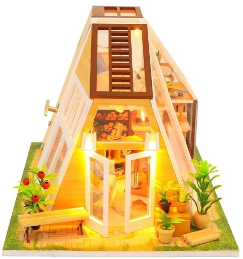 Składany Drewniany Model LED - Peter's Dream Hut