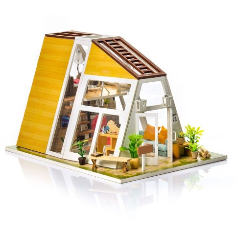 Składany Drewniany Model LED - Peter's Dream Hut