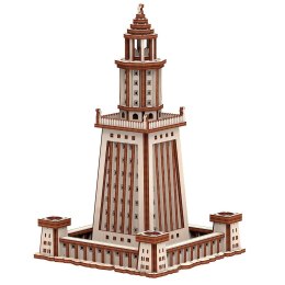 Mr.Playwood Drewniane Puzzle 3D - Latarnia Aleksandria