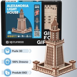Mr.Playwood Drewniane Puzzle 3D - Latarnia Aleksandria