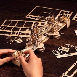 ROBOTIME Drewniane Puzzle 3D - LED Tower Bridge