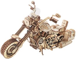 ROBOTIME Drewniane Puzzle 3D - Motocykl Cruiser