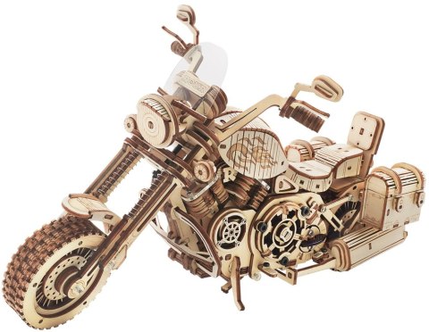 ROBOTIME Drewniane Puzzle 3D - Motocykl Cruiser