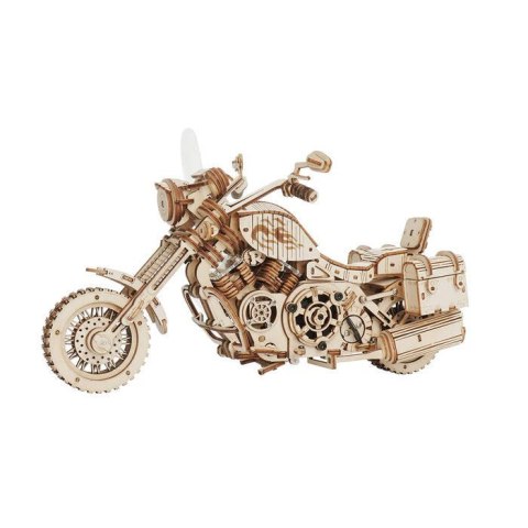 ROBOTIME Drewniane Puzzle 3D - Motocykl Cruiser