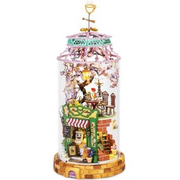ROBOTIME Składany Model LED w Akrylowej Tubie - Magiczna Kawiarnia