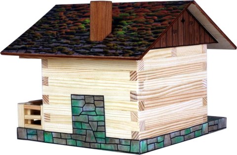 Walachia Składany Drewniany Model 3D - Alpejski Domek