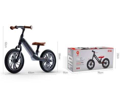 Qplay Rowerek Biegowy Racer Grey