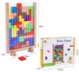 Gra logiczna układanka tetris stojący