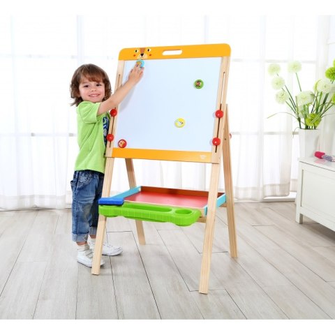 TOOKY TOY Dwustronna Magnetyczna Tablica Stojąca Dla Dzieci Składana