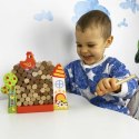 TOOKY TOY Gra Dżenga Spadająca Kura Drewniana Farma