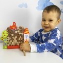 TOOKY TOY Gra Dżenga Spadająca Kura Drewniana Farma