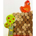 TOOKY TOY Gra Dżenga Spadająca Kura Drewniana Farma