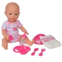Simba Lalka New Born Baby Bobas z 7 akces. 38 cm