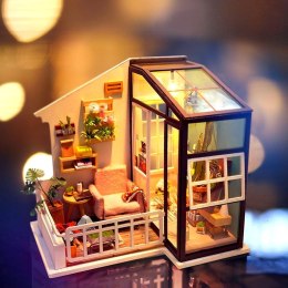 ROBOTIME Składany Drewniany Model LED - Balkon
