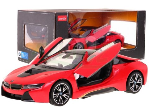 Autko R C BMW i8 Czerwony 1 14 RASTAR