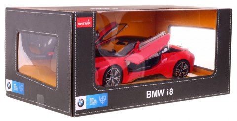 Autko R C BMW i8 Czerwony 1 14 RASTAR