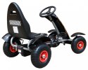 Duży Gokart Pompowane Koła Czarny
