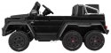Pojazd Mercedes G63 6x6 Czarny