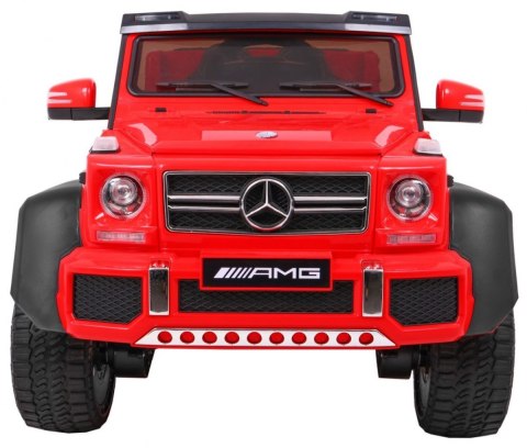 Pojazd Mercedes G63 6x6 Czerwony MP4