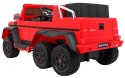 Pojazd Mercedes G63 6x6 Czerwony