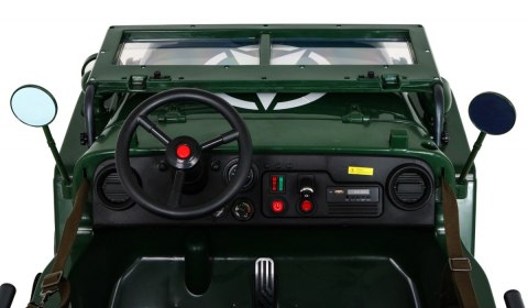 Pojazd Retro Wojskowy 4x4 Zielony