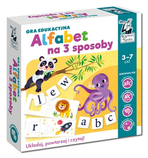 Gra Edukacyjna "Alfabet Na 3 Sposoby"