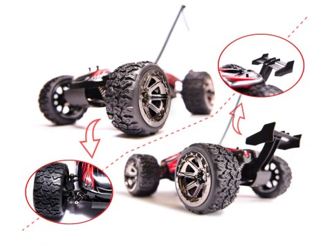 SAMOCHÓD RC NQD LAND BUSTER 4x4 USB 1:12 CZERWONY
