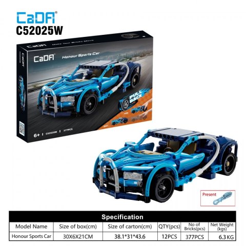 Klocki Auto Sportowe 377el EE