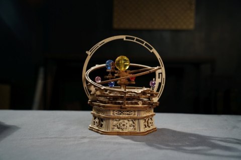 ROBOTIME Drewniane Puzzle 3D - Pozytywka Gwieździsta Noc