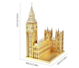 Piececool Puzzle Metalowe Model 3D - Big Ben