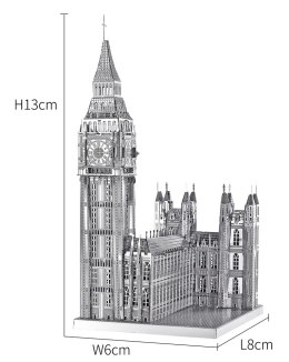 Piececool Puzzle Metalowe Model 3D - Big Ben