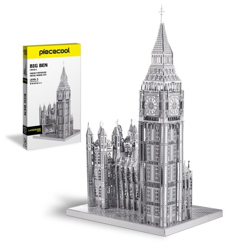 Piececool Puzzle Metalowe Model 3D - Big Ben
