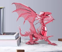 Piececool Puzzle Metalowe Model 3D - Czerwony Smok