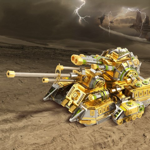 Piececool Puzzle Metalowe Model 3D - Czołg Superciężki Skynet Spider