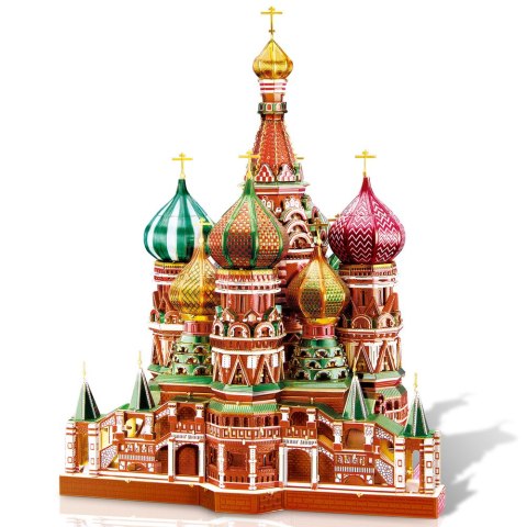 Piececool Puzzle Metalowe Model 3D - Duży Sobór Wasyla