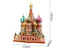 Piececool Puzzle Metalowe Model 3D - Duży Sobór Wasyla
