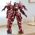 Piececool Puzzle Metalowe Model 3D - Mech Czerwony Grzmot