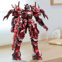 Piececool Puzzle Metalowe Model 3D - Mech Czerwony Grzmot