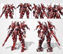 Piececool Puzzle Metalowe Model 3D - Mech Czerwony Grzmot
