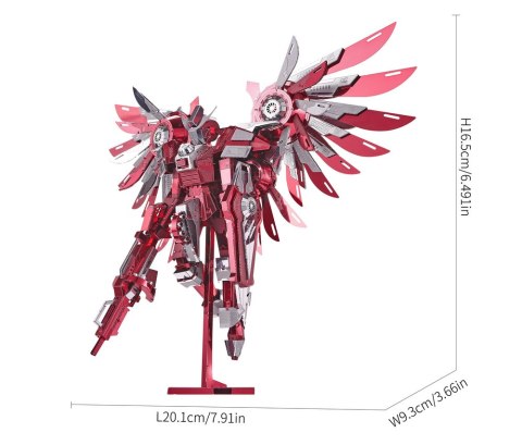 Piececool Puzzle Metalowe Model 3D - Mech Robot "Thundering Wings"