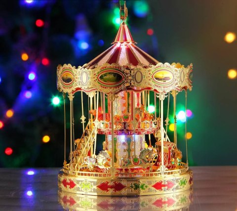 Piececool Puzzle Metalowe Model 3D - Merry Go Around