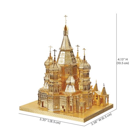 Piececool Puzzle Metalowe Model 3D - Sobór Wasyla