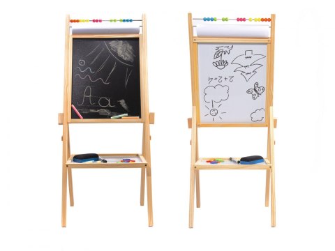 TABLICA MAGNETYCZNA KREDOWA + PAPIER LICZYDŁO 90CM