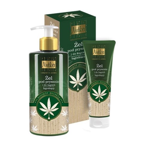 Łagodzący żel pod prysznic i do kąpieli - NUTKA - 400ml
