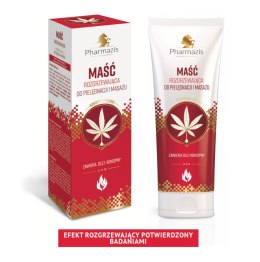 Maść rozgrzewająca do pielęgnacji i masażu - PHARMAZIS - konopie polskie - 222ml