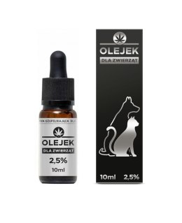OLEJEK Z KONOPI 2,5% CBD Sativa Poland | Dla zwierząt