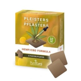 Plastry CBD PuroCuro (32 x 32 mg ekstraktu z konopi CBD)